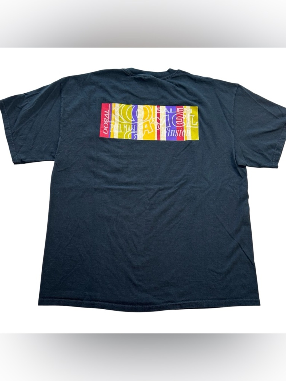 VTG 90s RJ Reynolds Tobacco RJR Multi-Brand Pocket T-Shirt XL Camel Winston